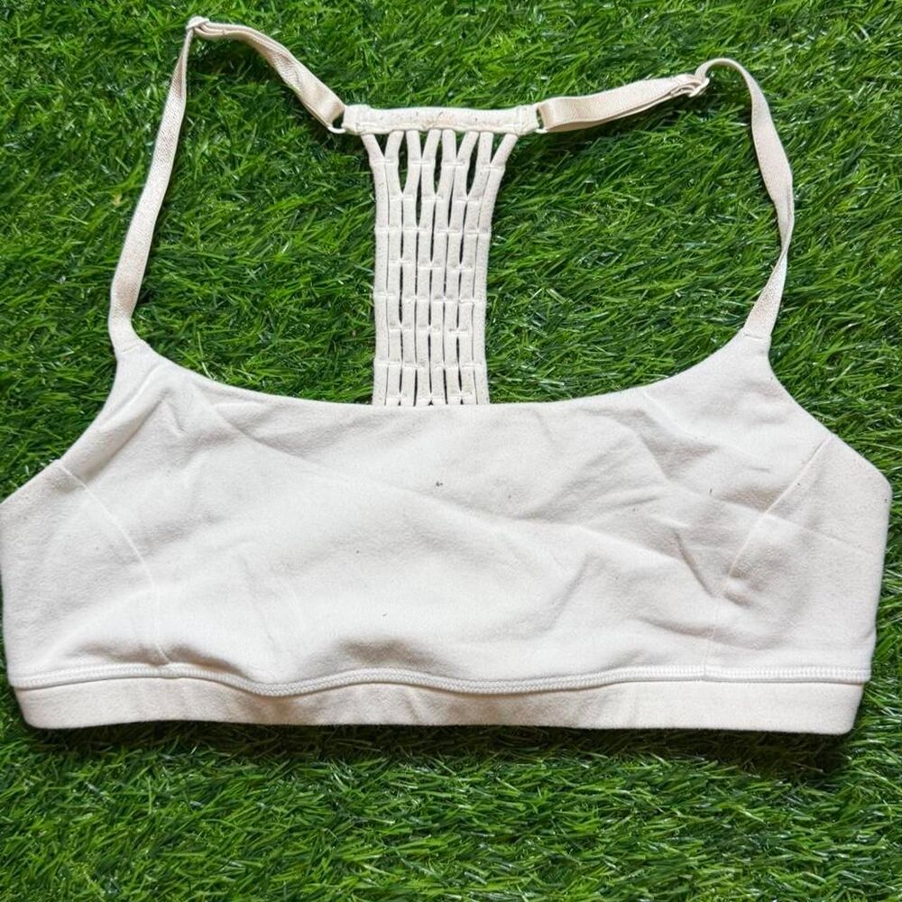 Lululemon Women's White and Cream Bra
